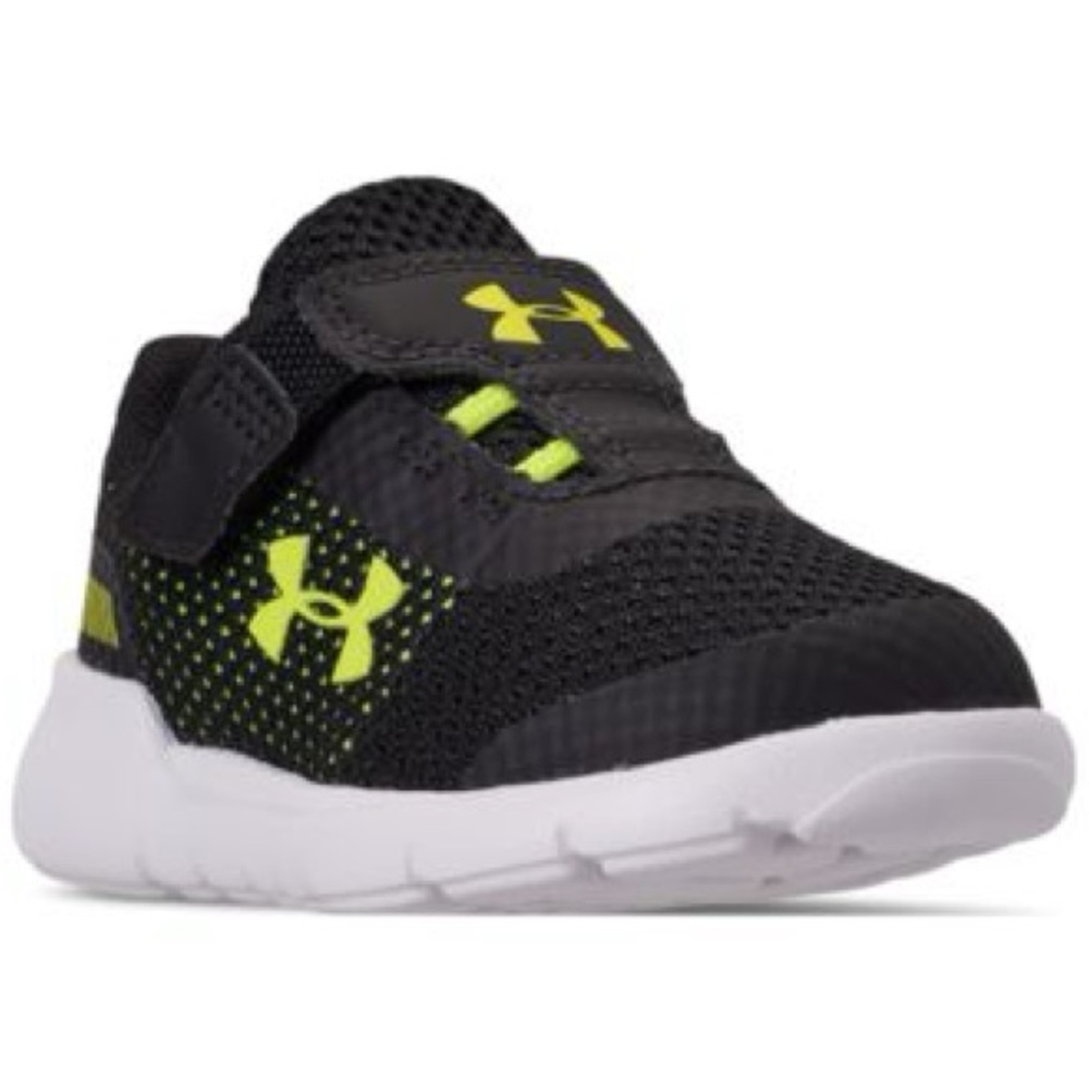 Under Armour Black and Yellow Sneakers Lightweight Mesh